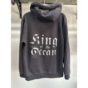 Sabaton Bismarck King Of The Ocean Hoodie Sweatshirt Black Large Double Sided